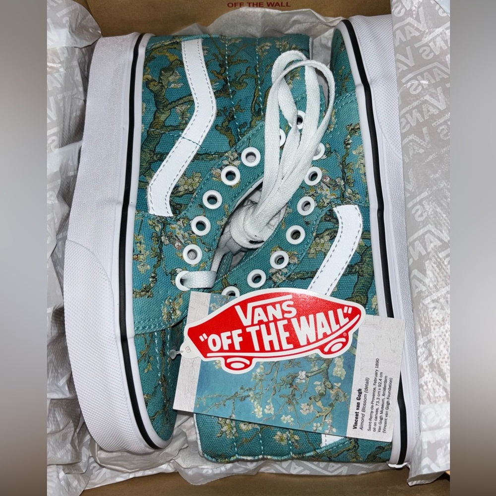 VANS X VAN GOGH MUSEUM SK8 HI ALMOND BLOSSOM